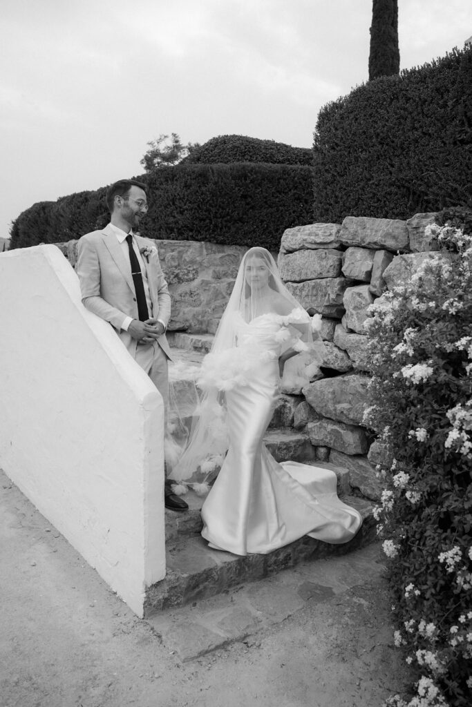 Bride and groom at Cortijo Bravo