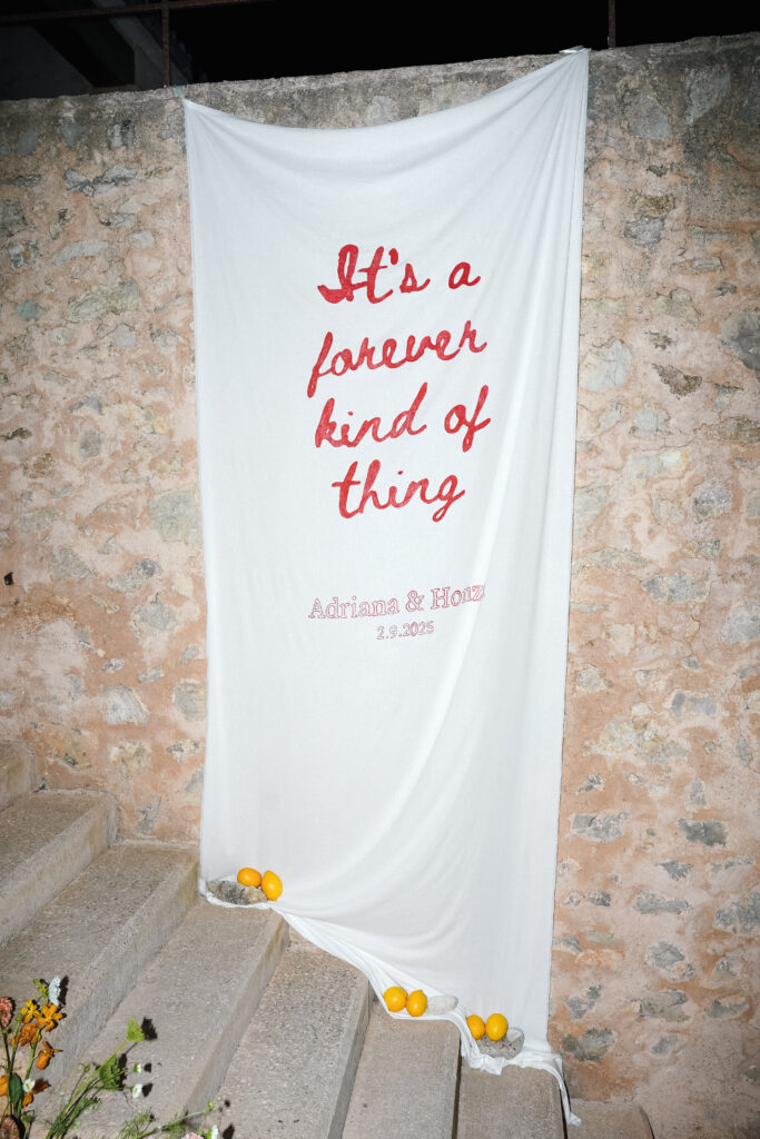 Chic bridal style at Finca Ses Voltes