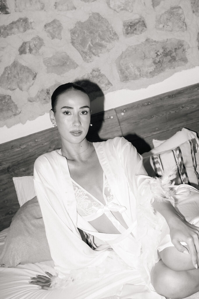 Chic bridal style at Finca Ses Voltes