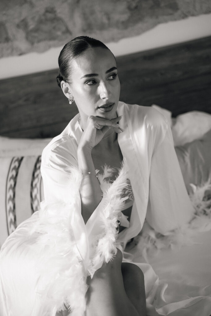 Bridal morning preparation at Finca Ses Voltes Mallorca