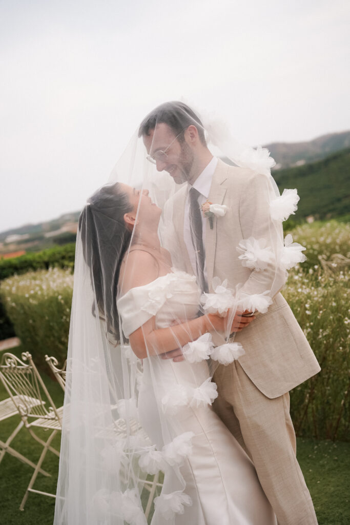 Bride and groom at Cortijo Bravo