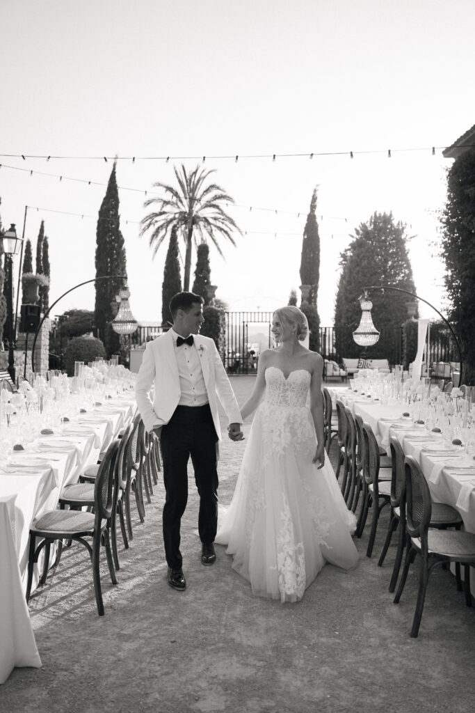 wedding toasts and dinner celebration at finca son collell mallorca